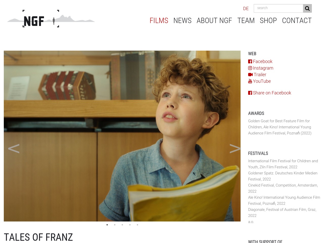 talesoffranz-film.com screenshot alt-text
