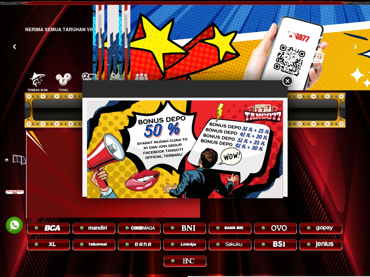 tango77login.one screenshot alt-text