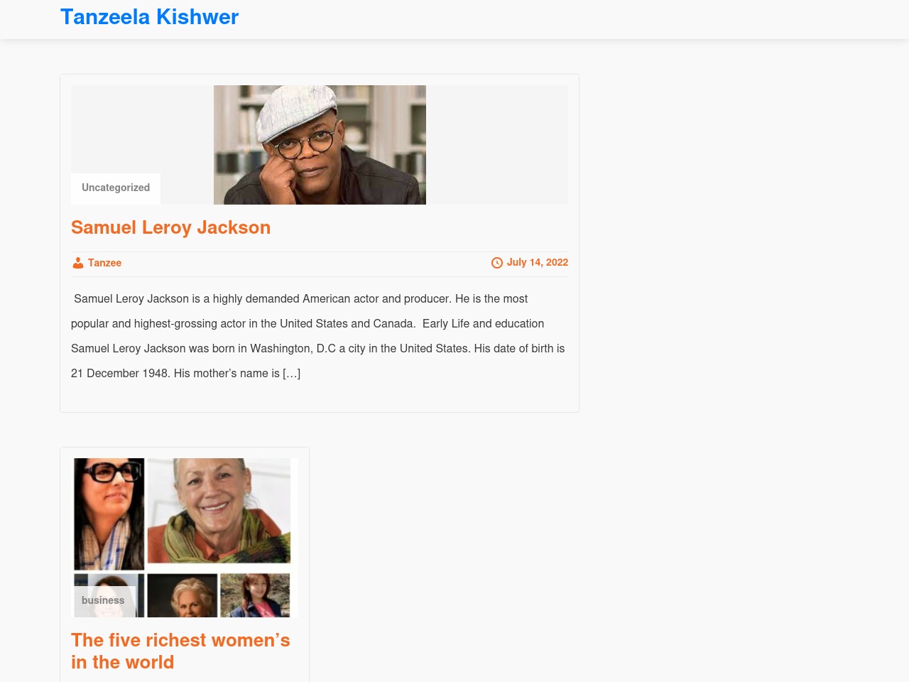 tanzeelakishwer.com screenshot alt-text