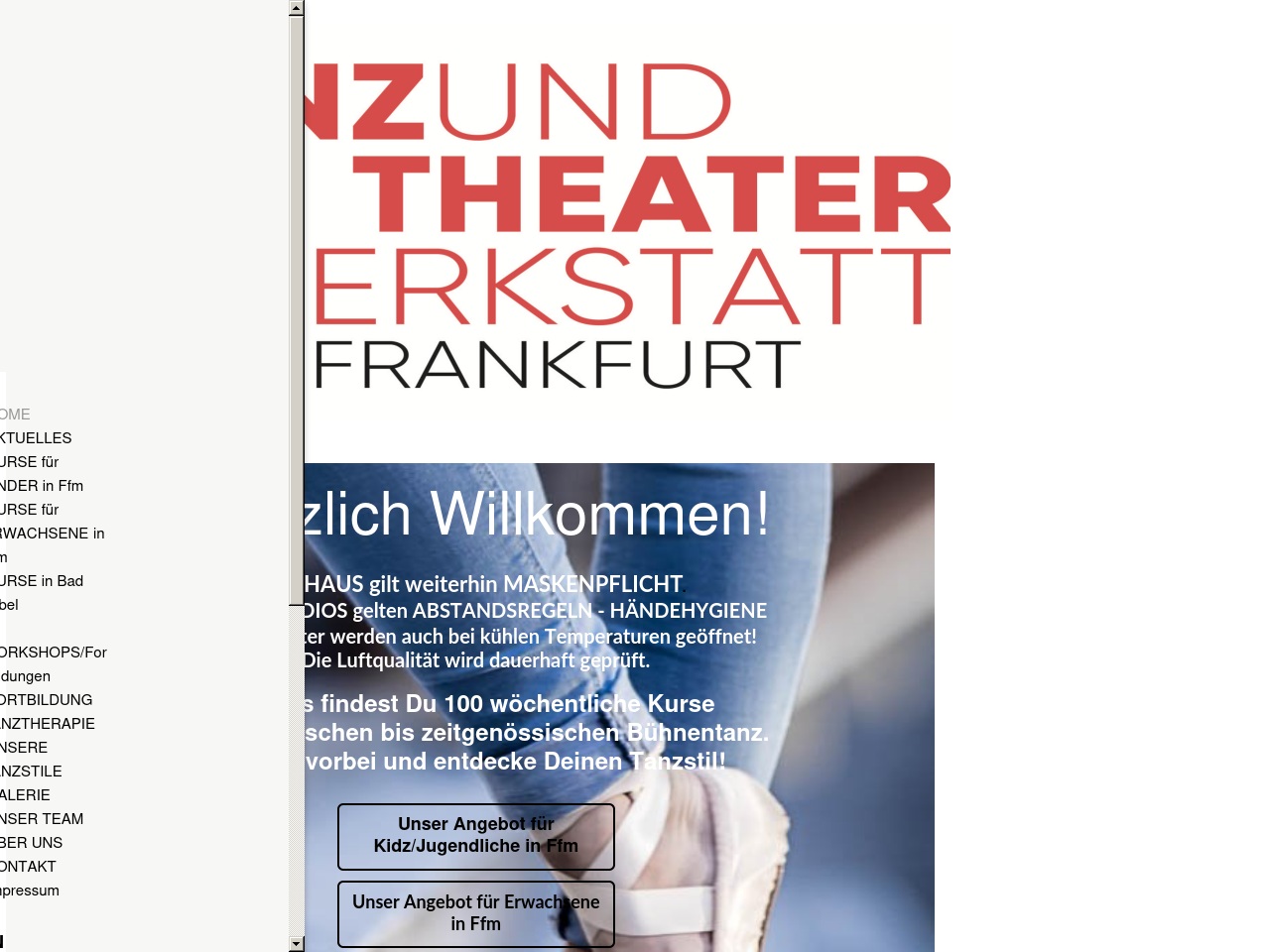 tanzundtheaterwerkstatt-ffm.com screenshot alt-text