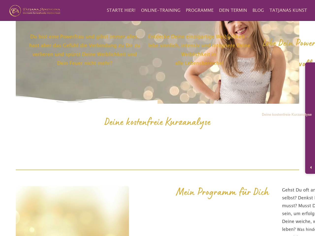 tatjana-anzygina.com screenshot alt-text