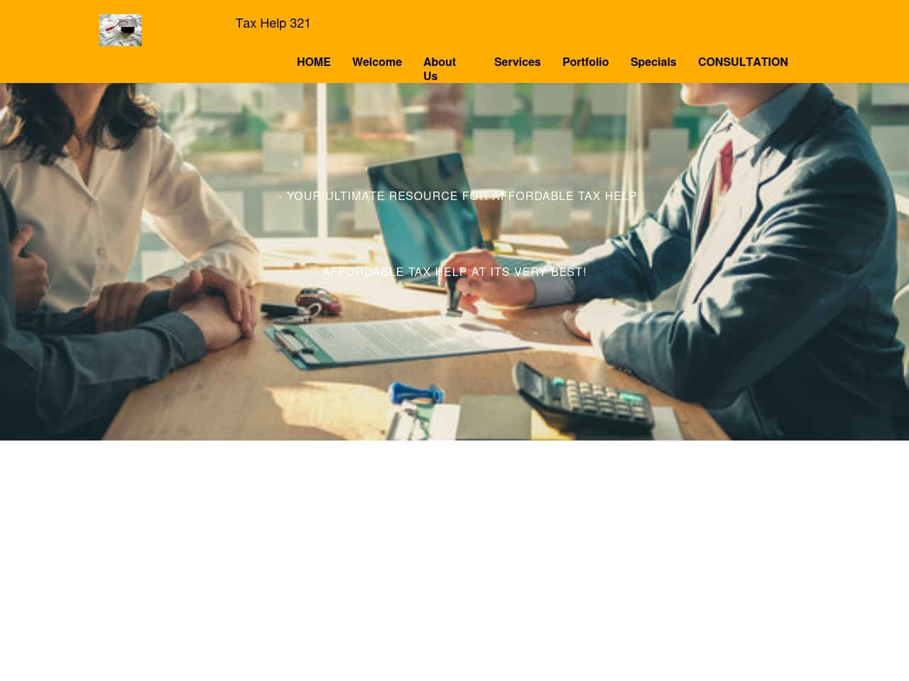 taxhelp321.com screenshot alt-text