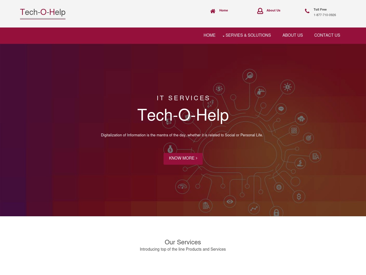 tech-o-help.com screenshot alt-text