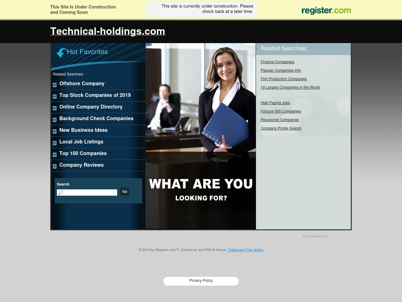 technical-holdings.com screenshot alt-text