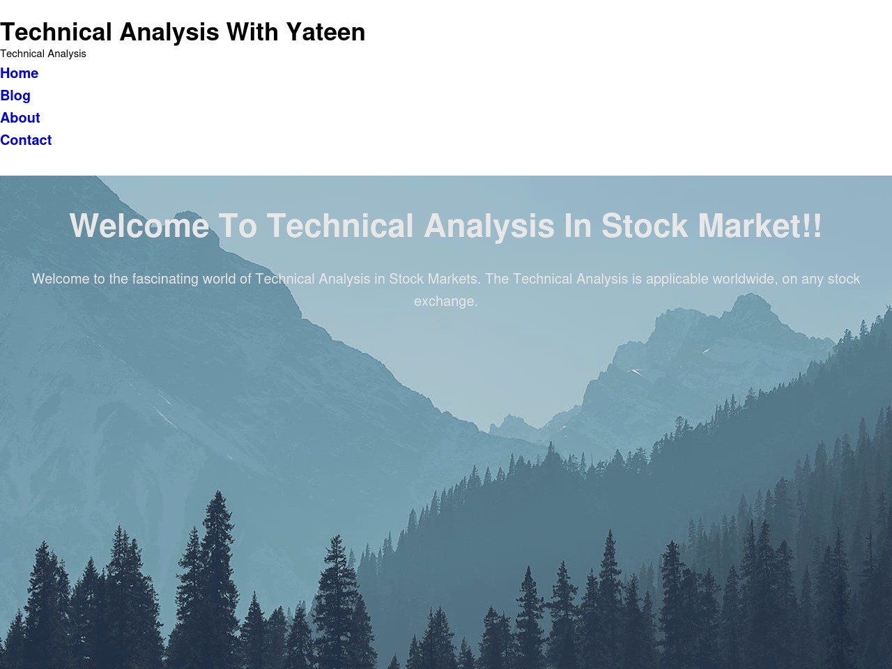 technicalanalysiswithyateen.com screenshot alt-text