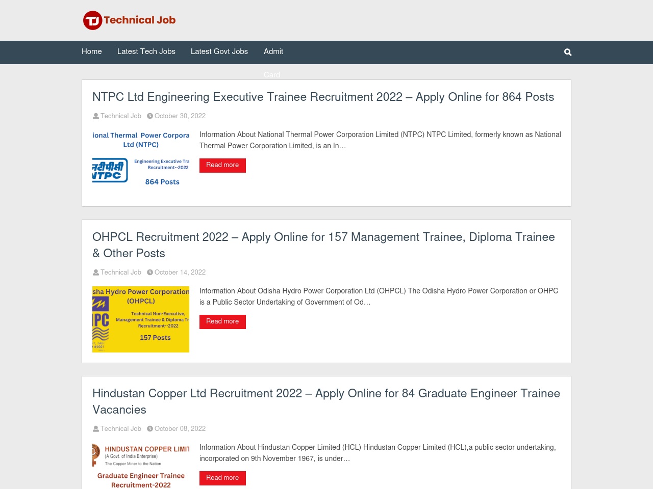 technicaljob.net screenshot alt-text