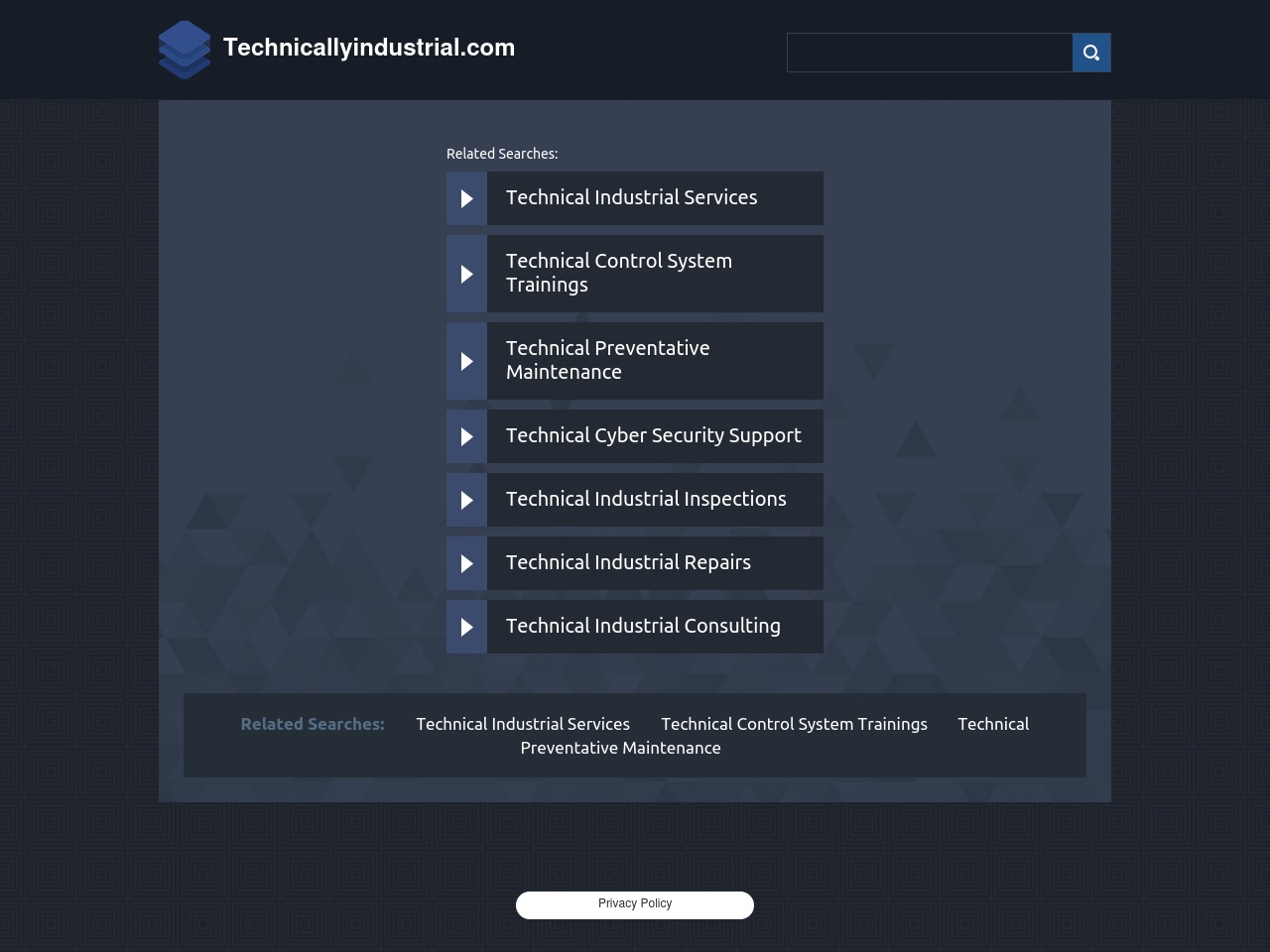 technicallyindustrial.com screenshot alt-text