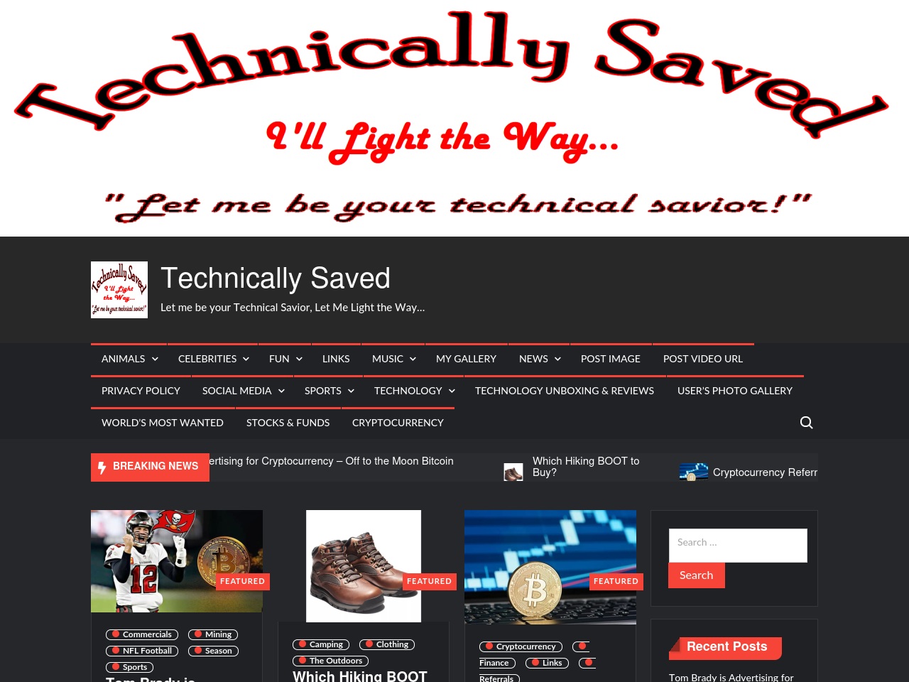 technicallysaved.com screenshot alt-text
