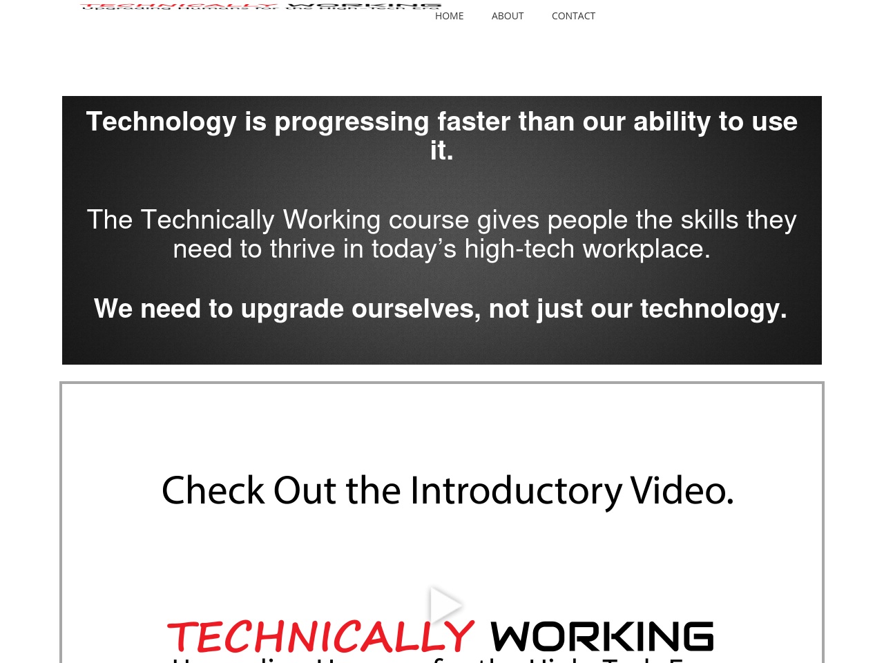 technicallyworking.com screenshot alt-text