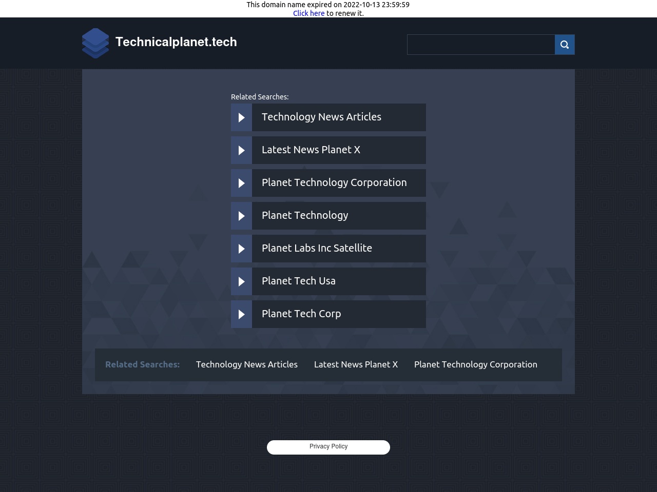 technicalplanet.tech screenshot alt-text