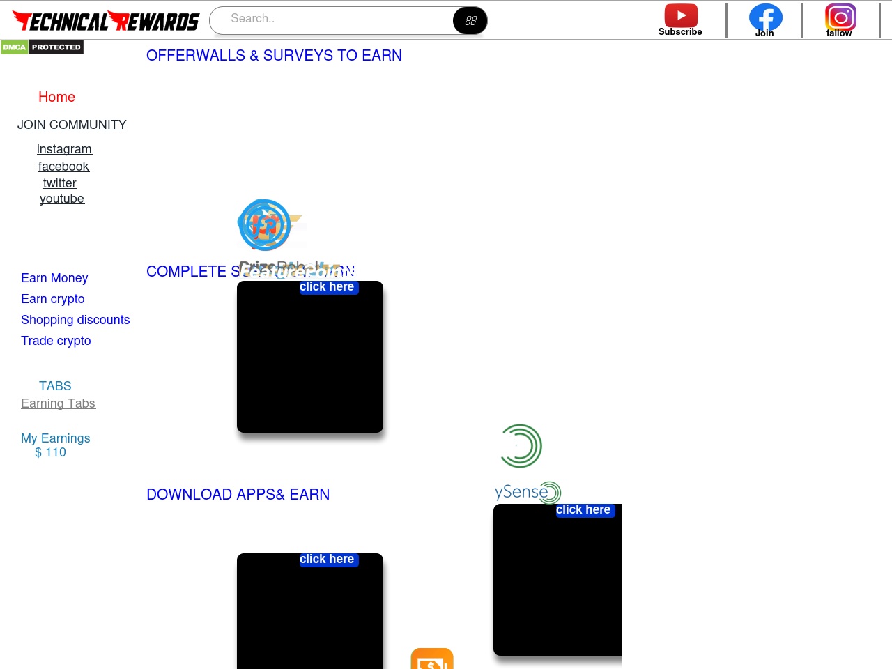 technicalrewards.com screenshot alt-text