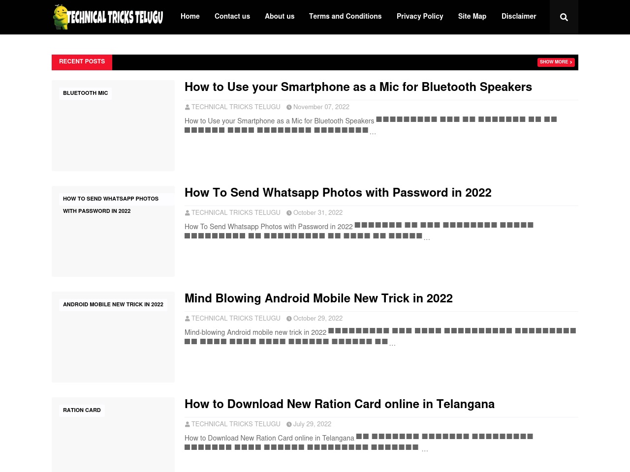 technicaltrickstelugu.com screenshot alt-text