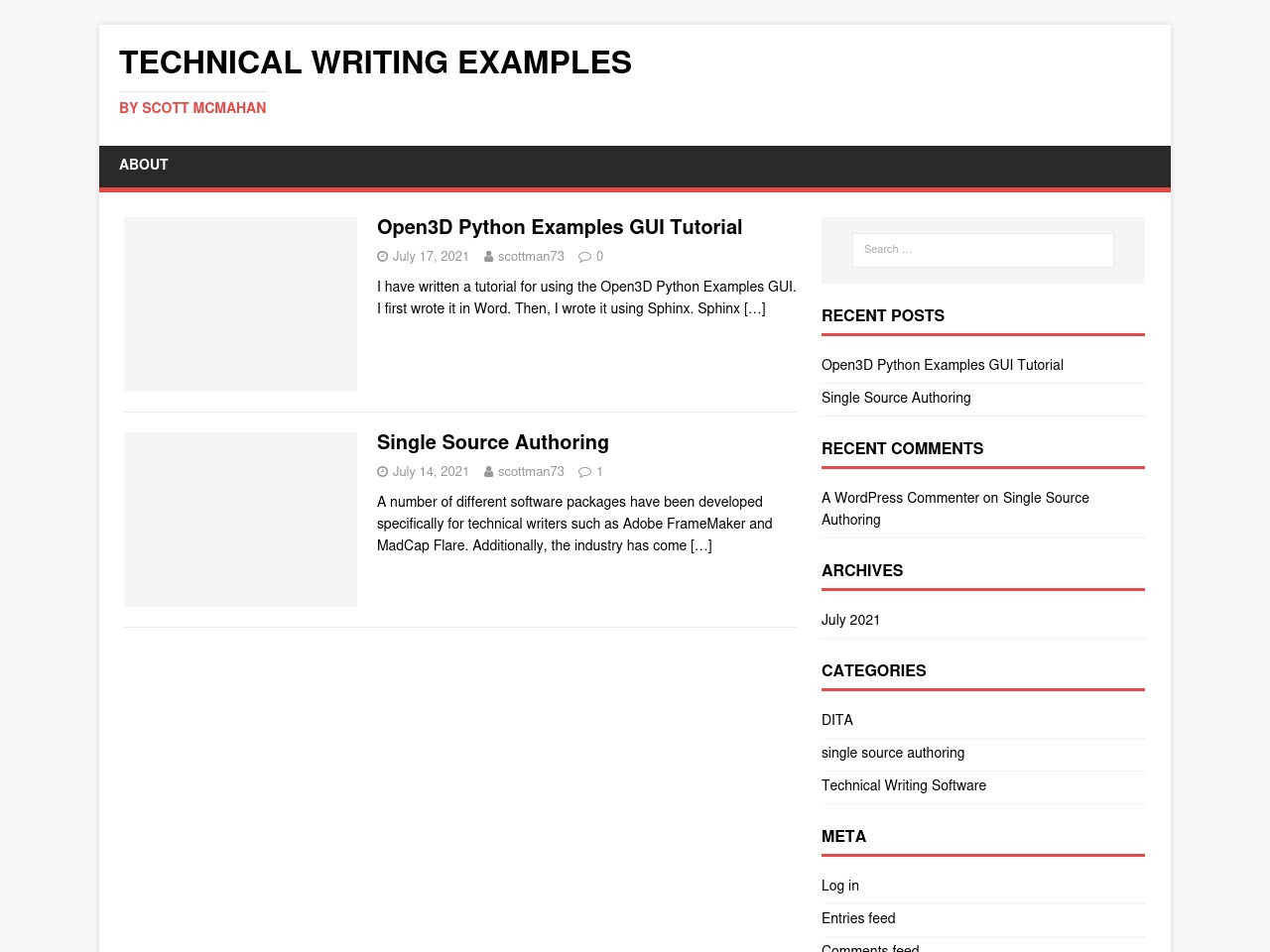 technicalwriterexamples.com screenshot alt-text