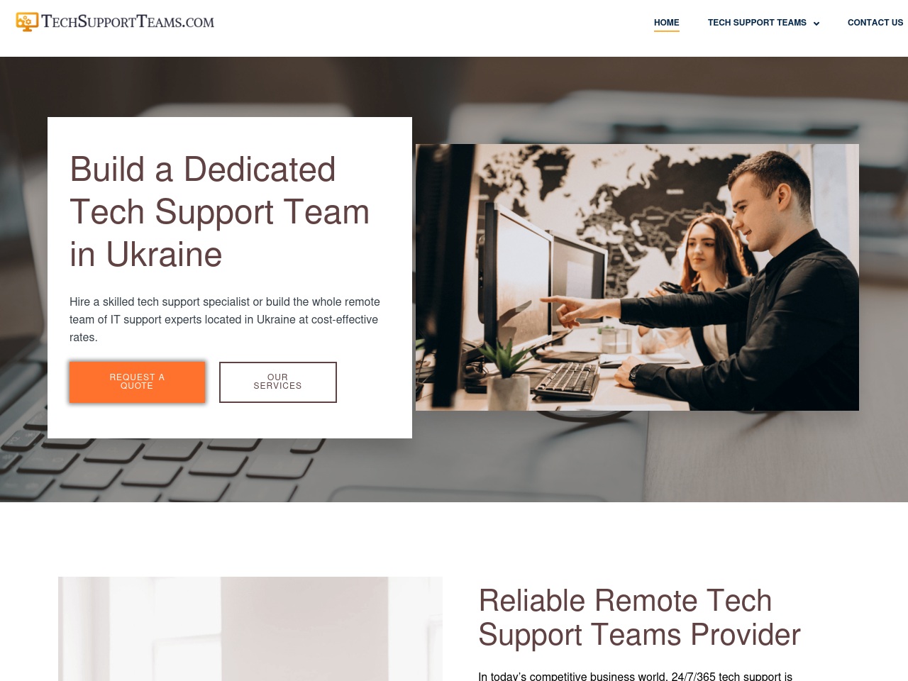 techsupportteams.com screenshot alt-text