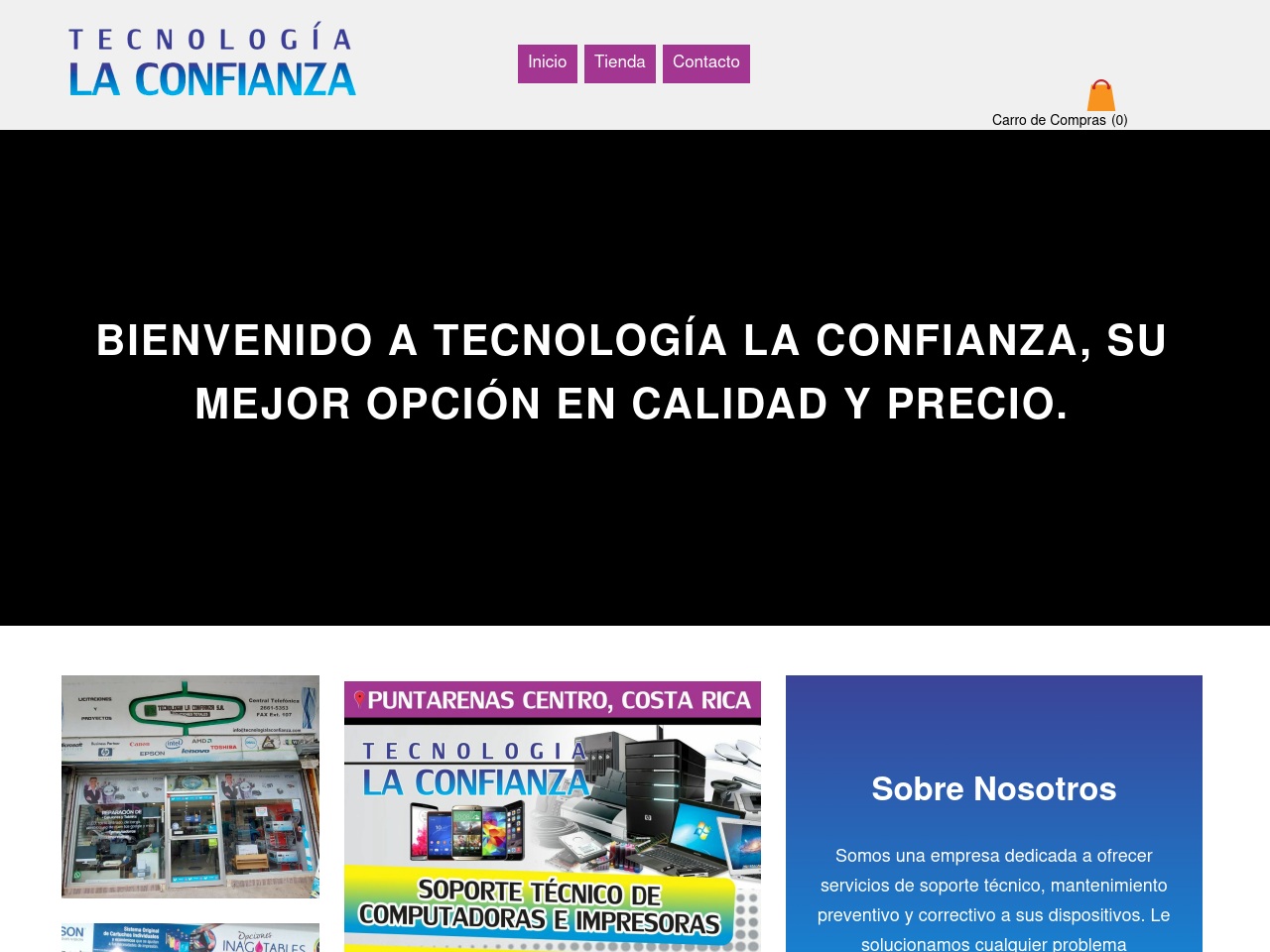 tecnologialaconfianza.com screenshot alt-text