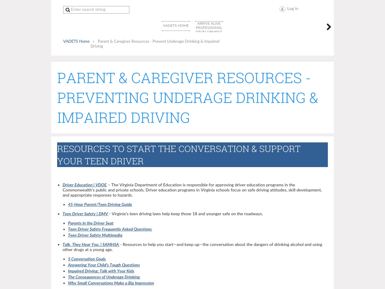 teendrivertalk.com screenshot alt-text
