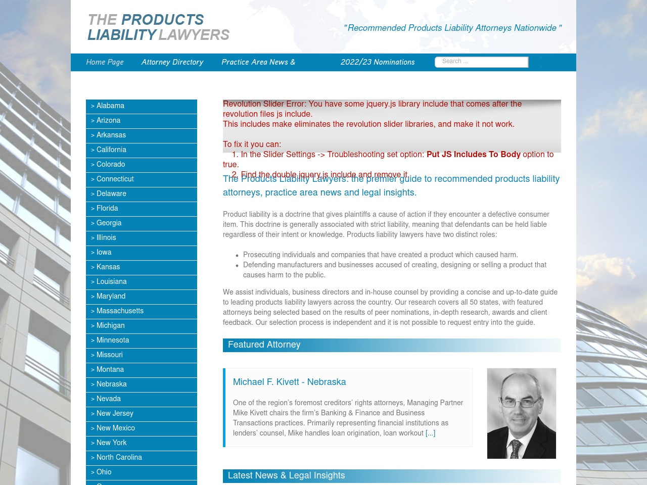 the-banking-attorneys.com screenshot alt-text