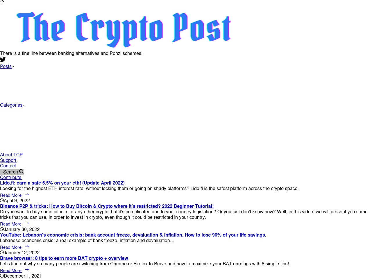 the-crypto-post.com screenshot alt-text