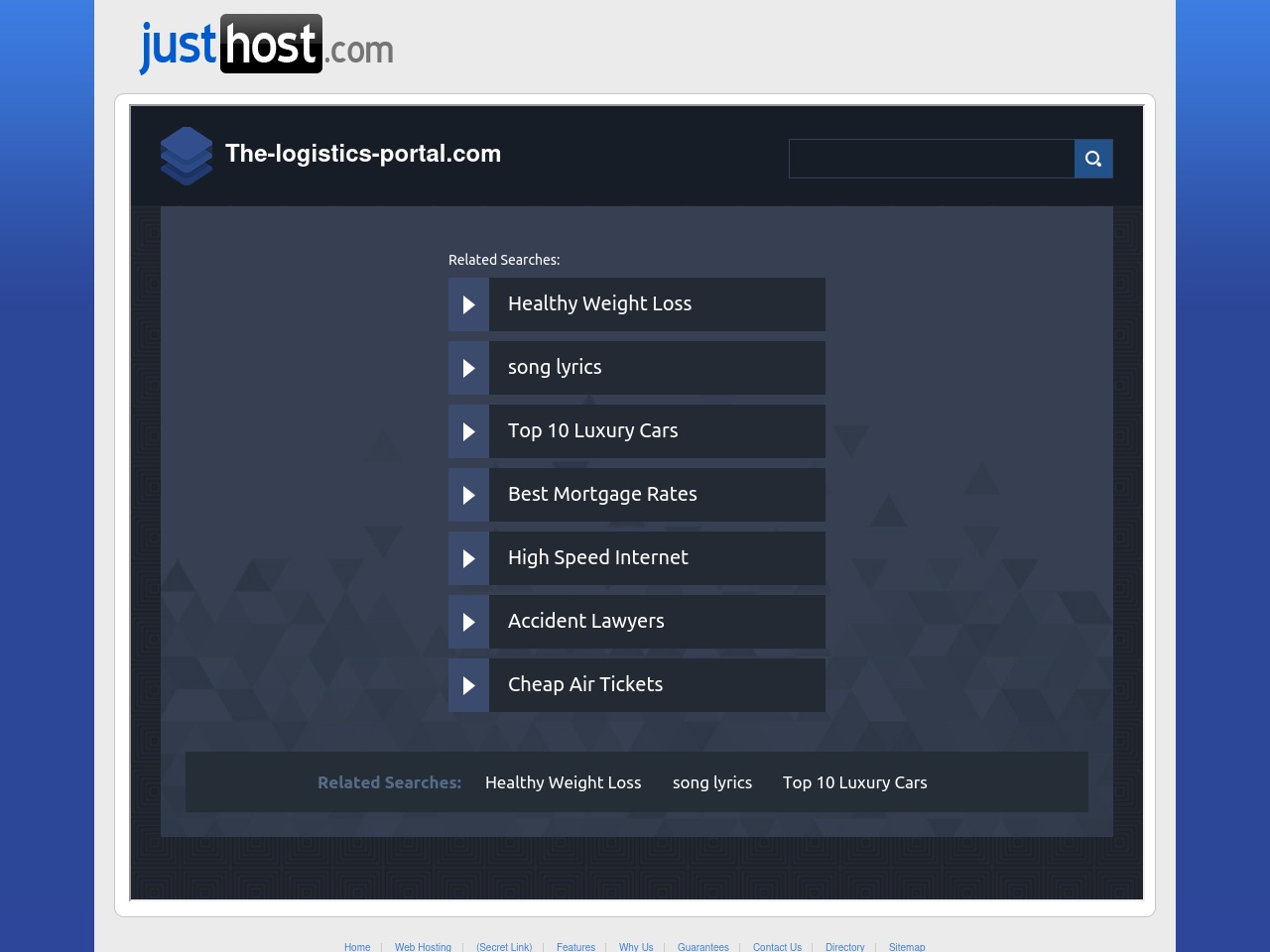 the-logistics-portal.com screenshot alt-text