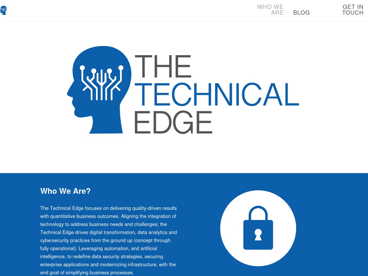 the-technical-edge.com screenshot alt-text