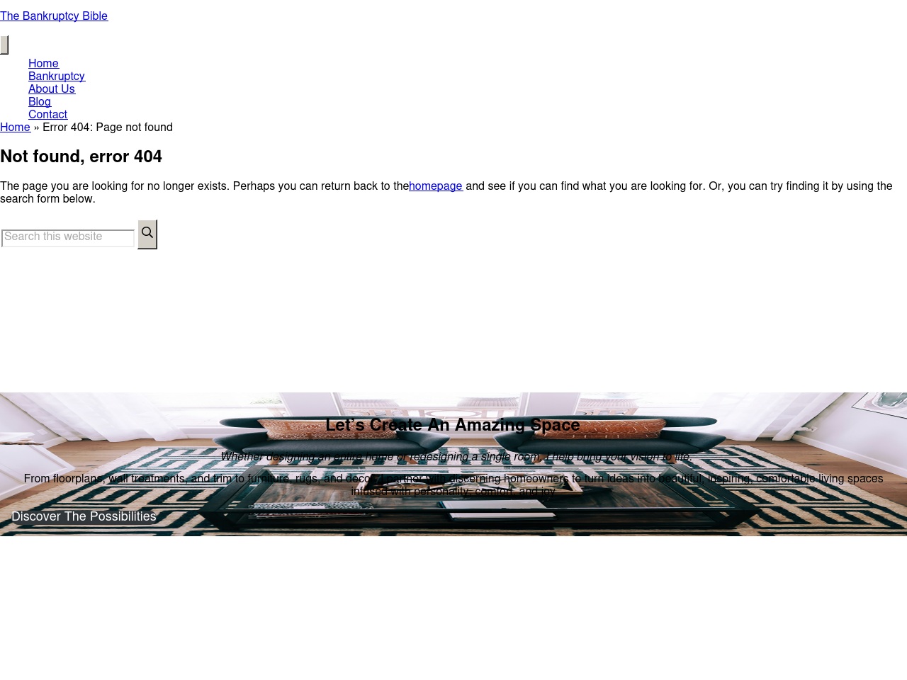 thebankruptcybible.com screenshot alt-text