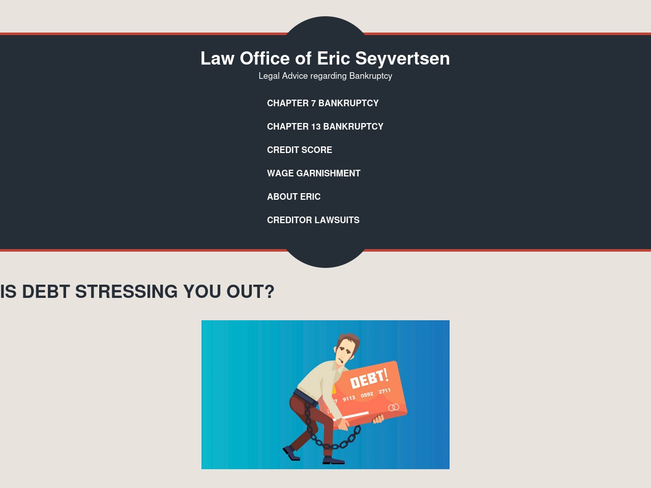 thebankruptcysolution.com screenshot alt-text