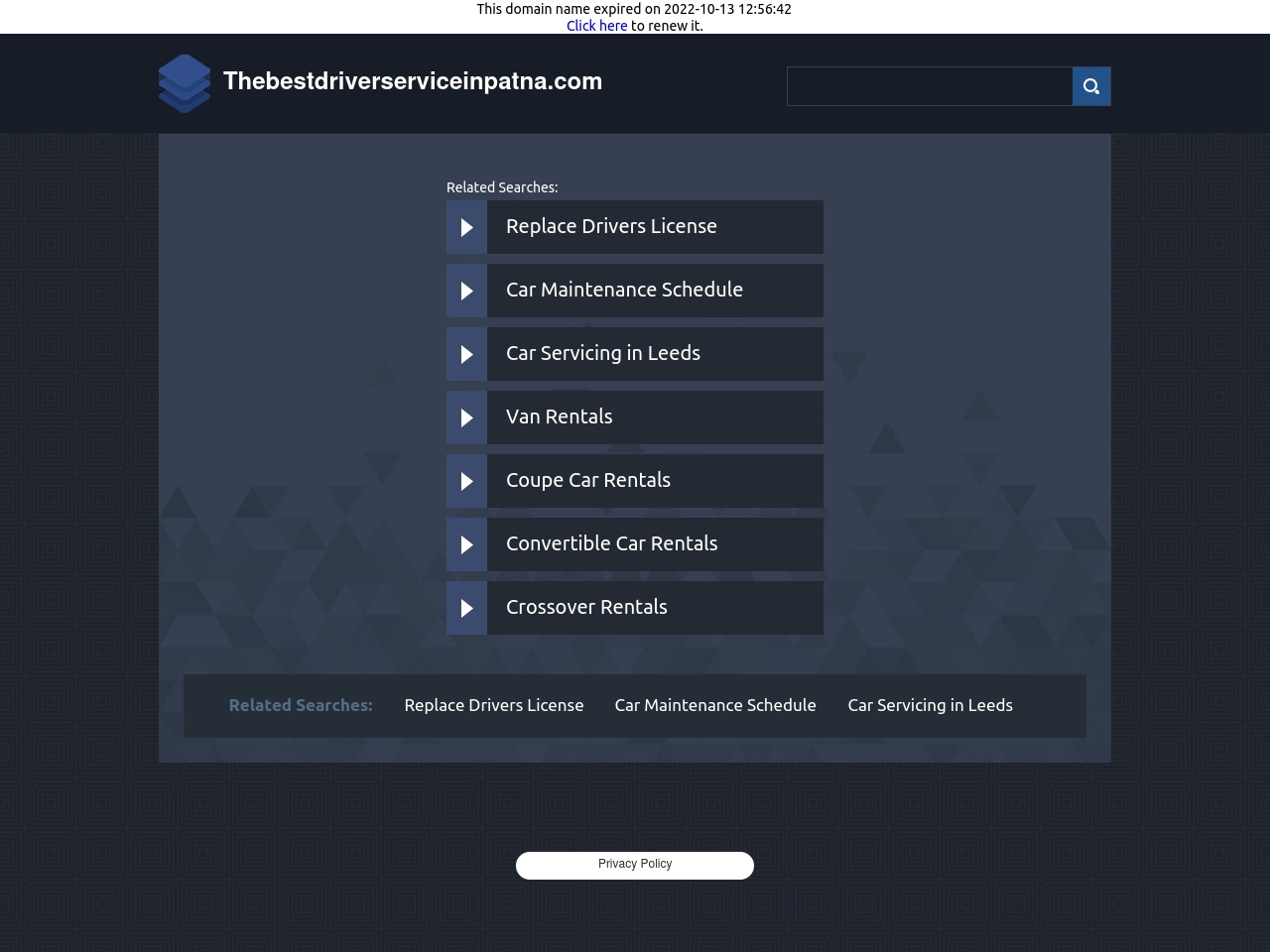 thebestdriverserviceinpatna.com screenshot alt-text