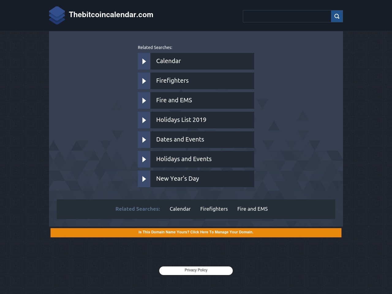 thebitcoincalendar.com screenshot alt-text