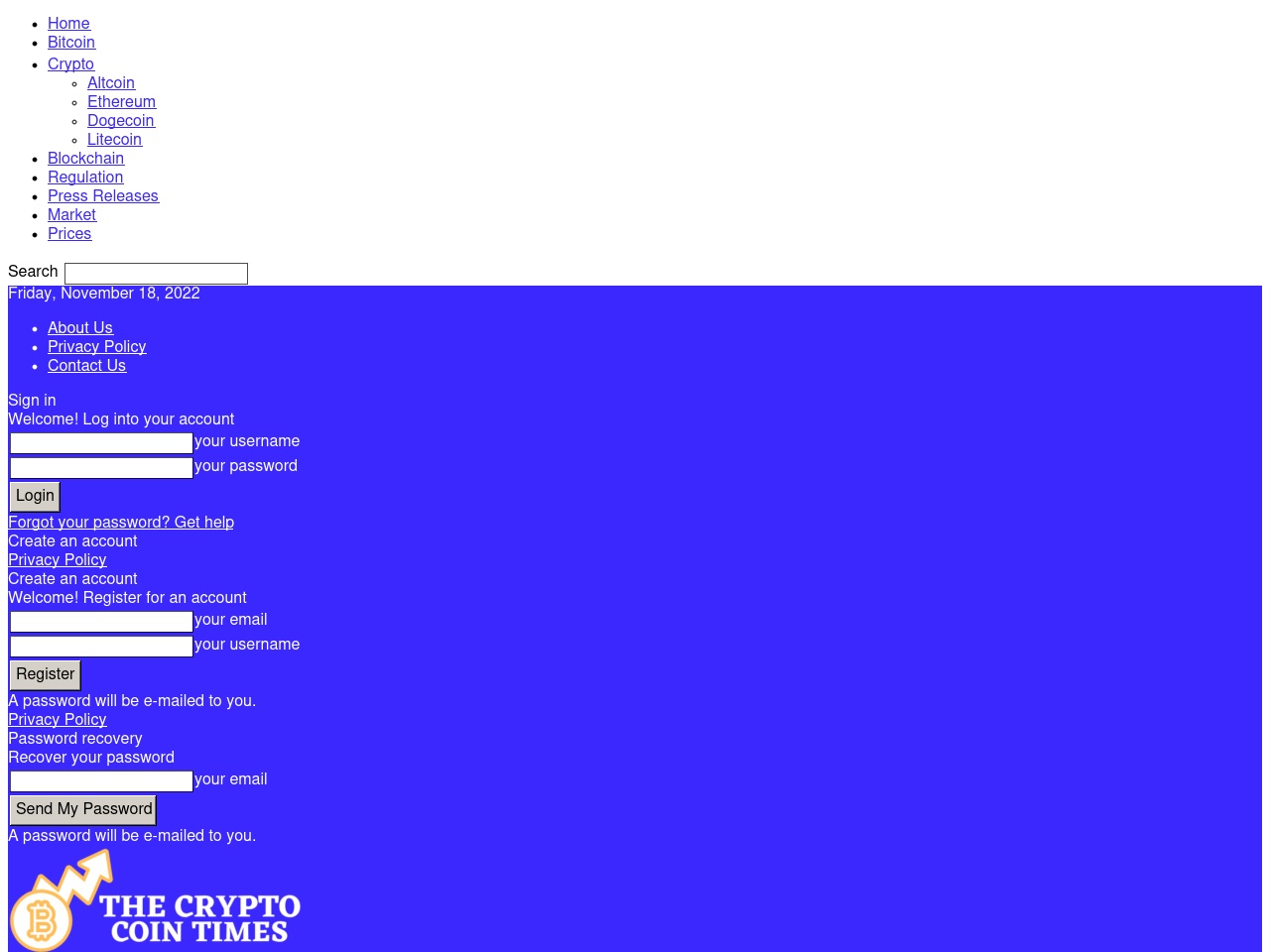 thecryptocointimes.com screenshot alt-text