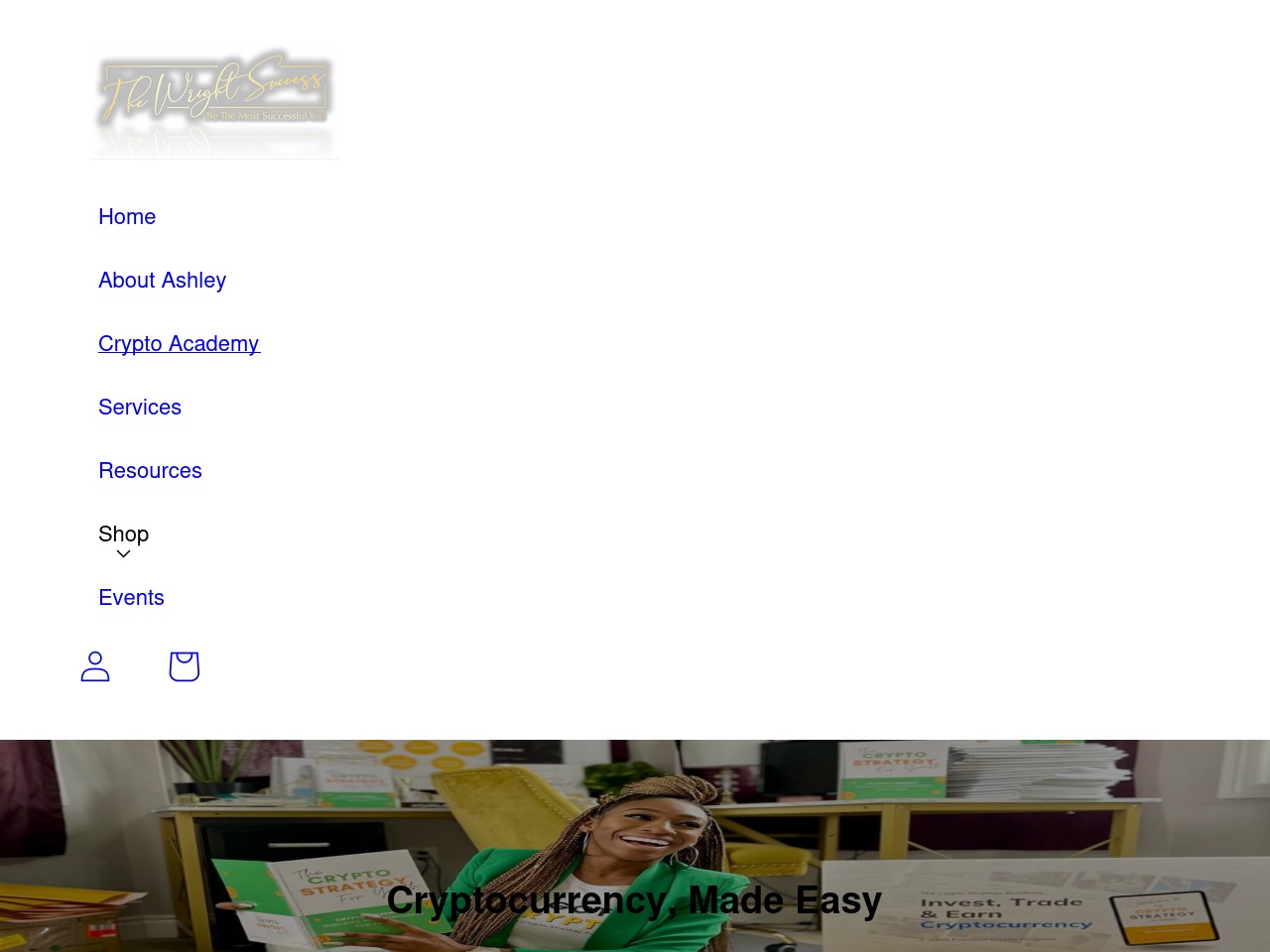 thecryptostrategyacademy.com screenshot alt-text