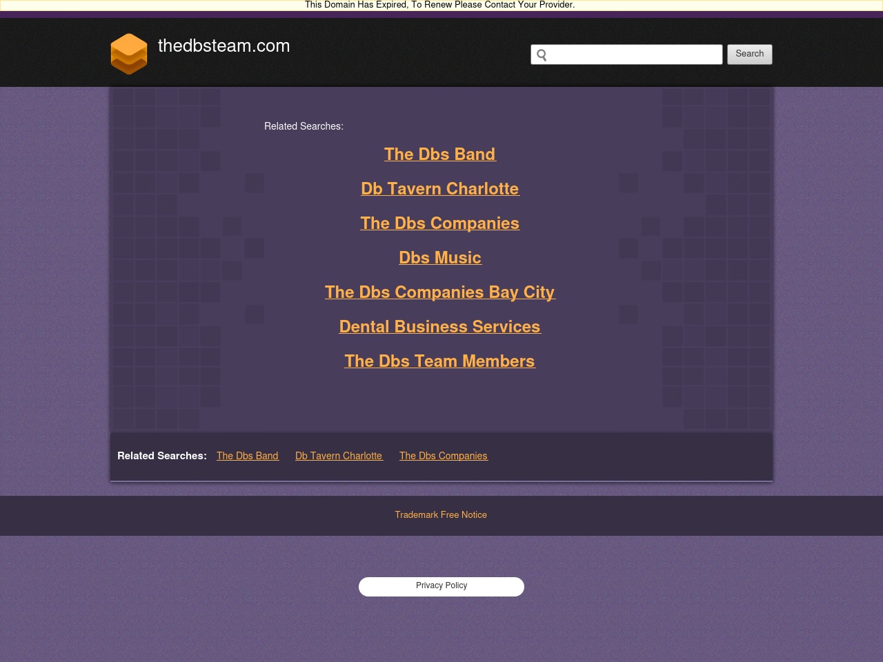 thedbsteam.com screenshot alt-text