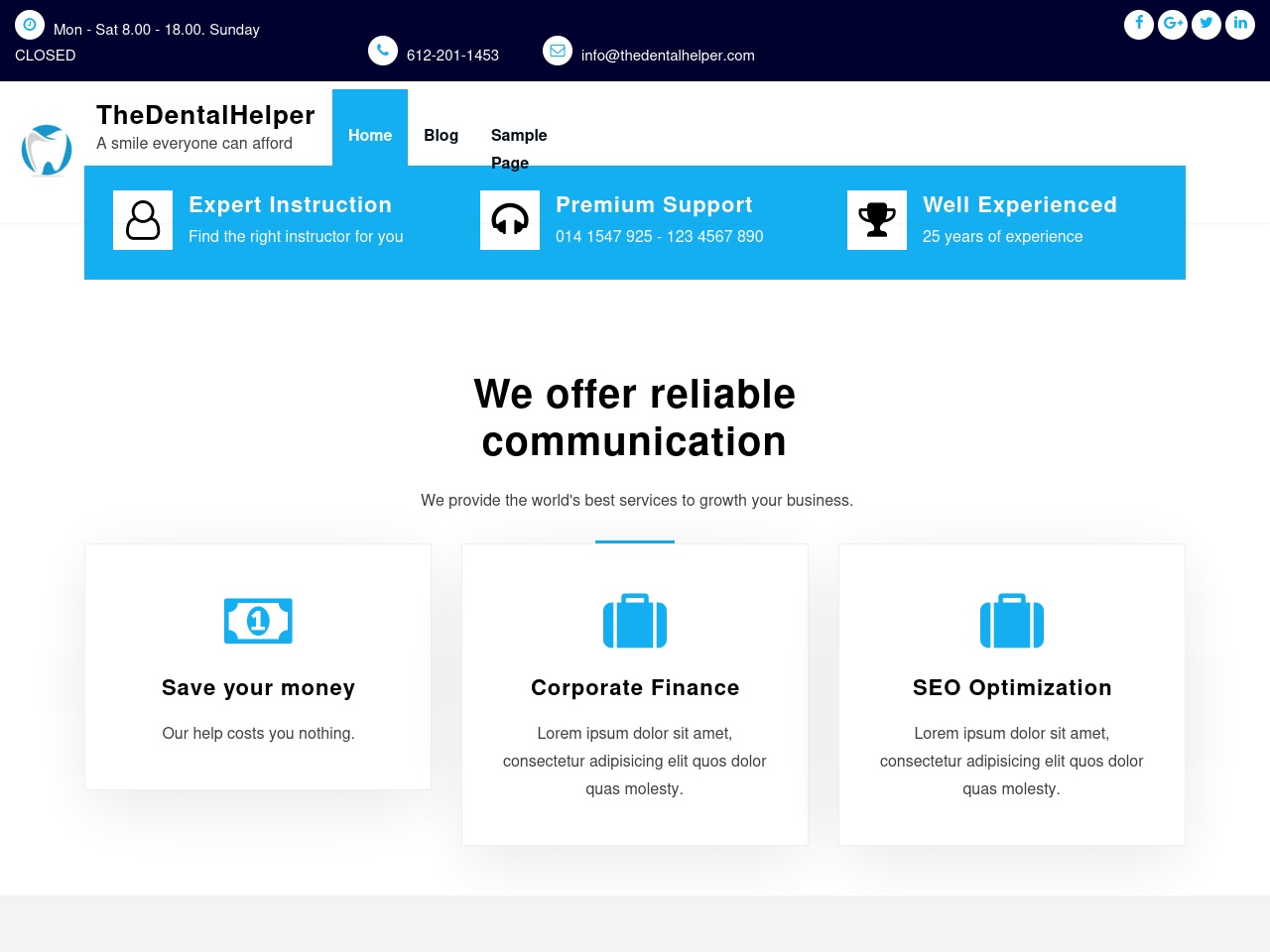 thedentalhelper.com screenshot alt-text