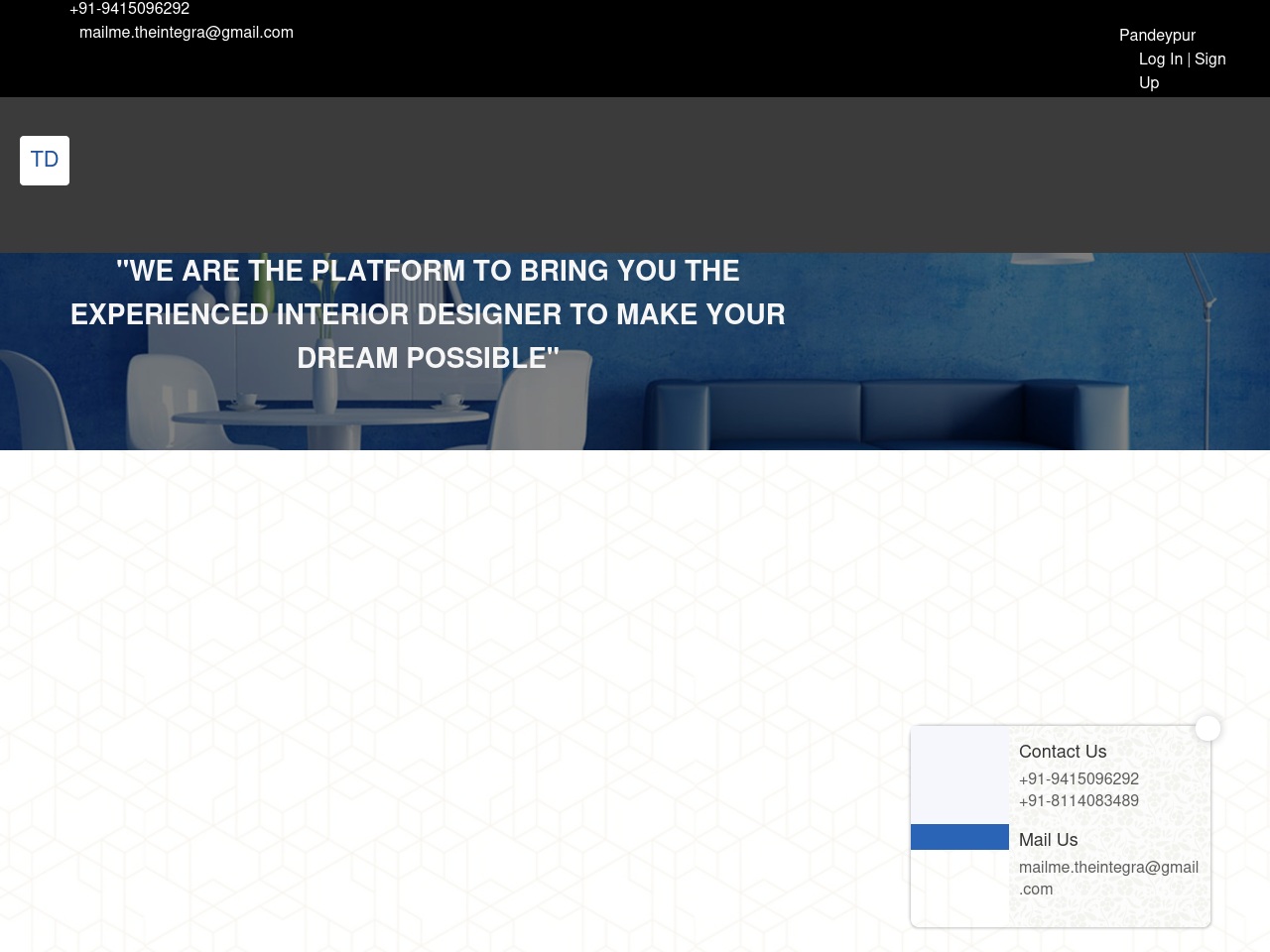 thedesignintegra.com screenshot alt-text