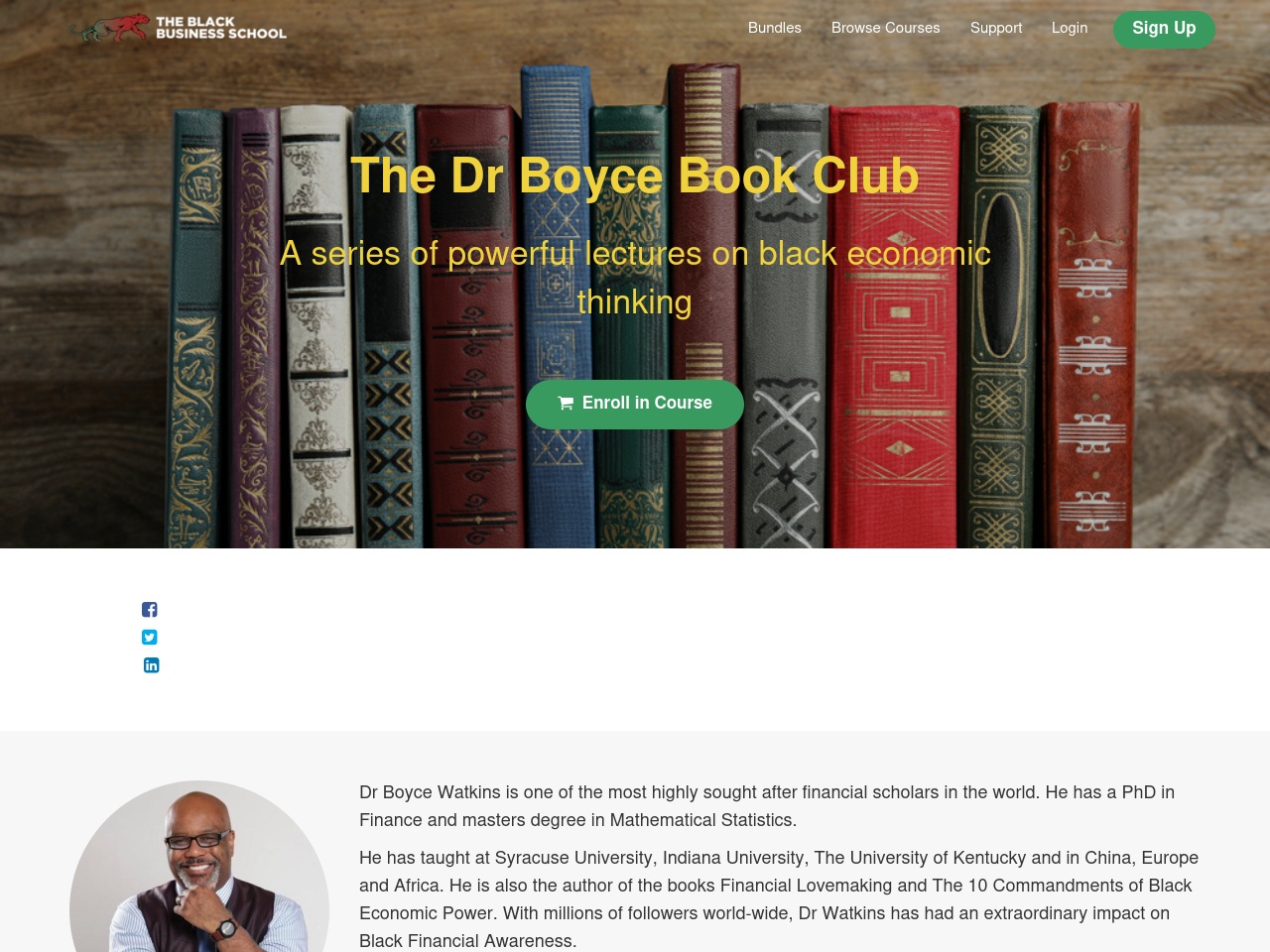 thedrboycebookclub.com screenshot alt-text