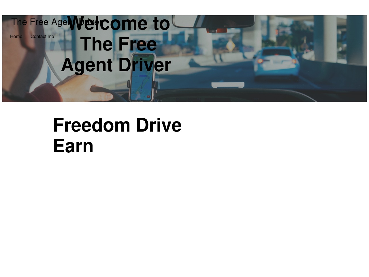 thefreeagentdriver.com screenshot alt-text