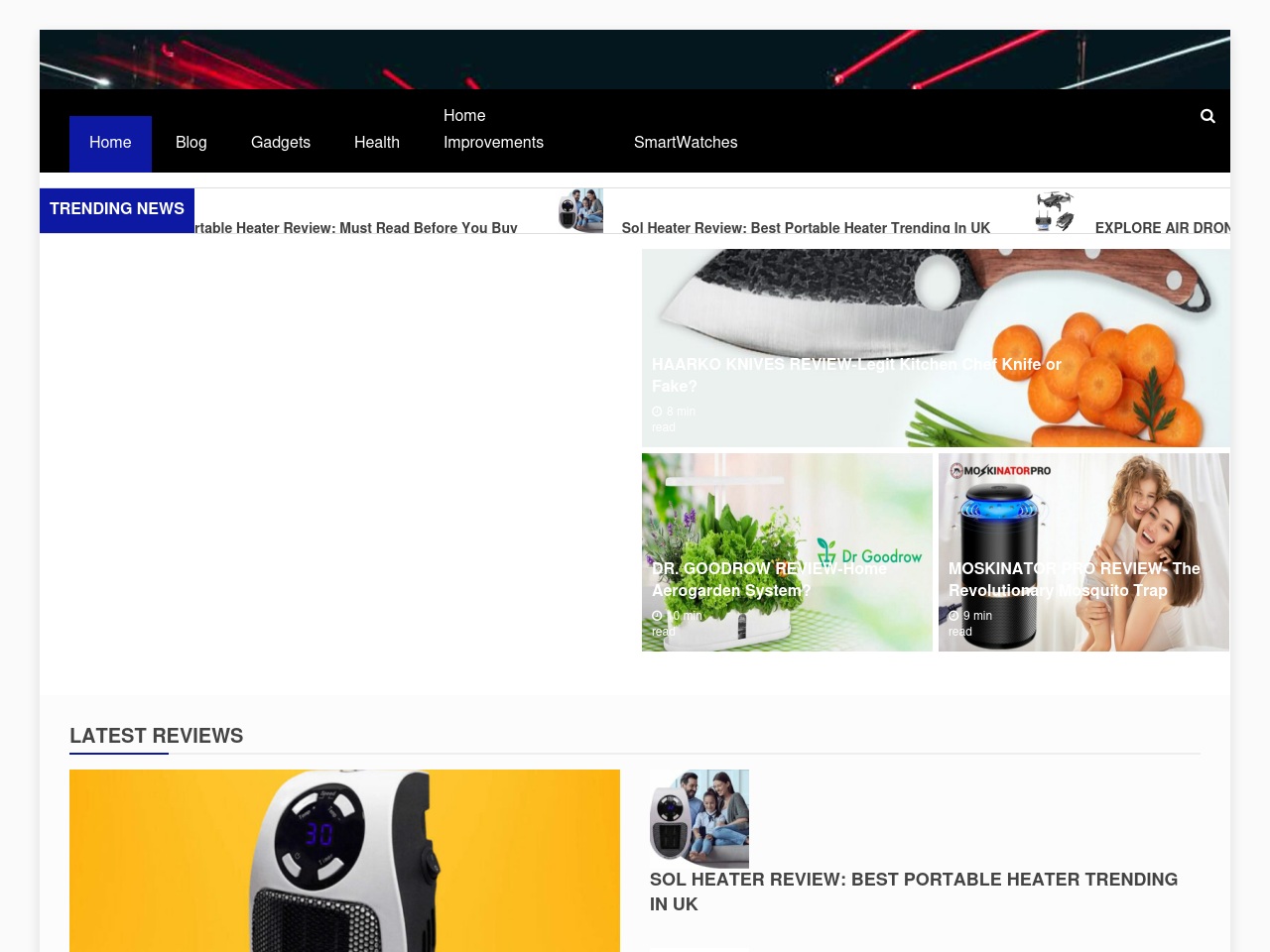 thegadgetsportal.com screenshot alt-text