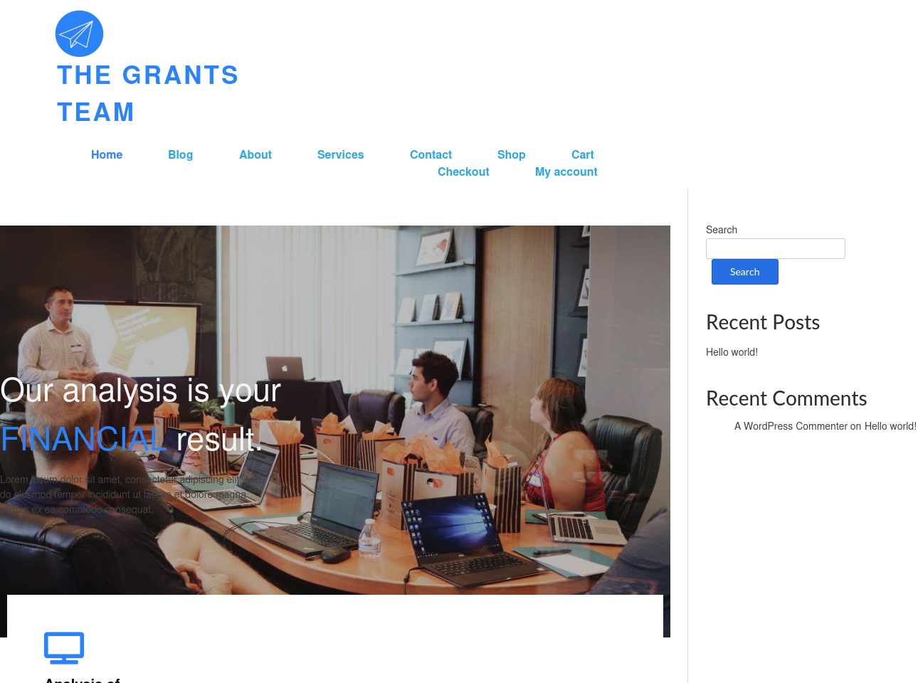 thegrantsteam.com screenshot alt-text