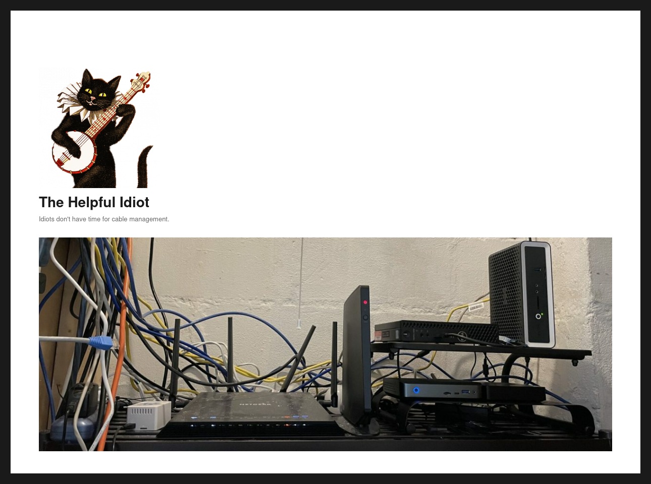 thehelpfulidiot.com screenshot alt-text