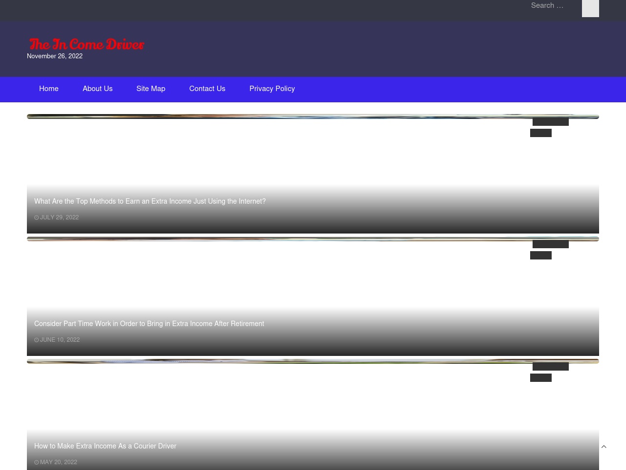theincomedriver.com screenshot alt-text