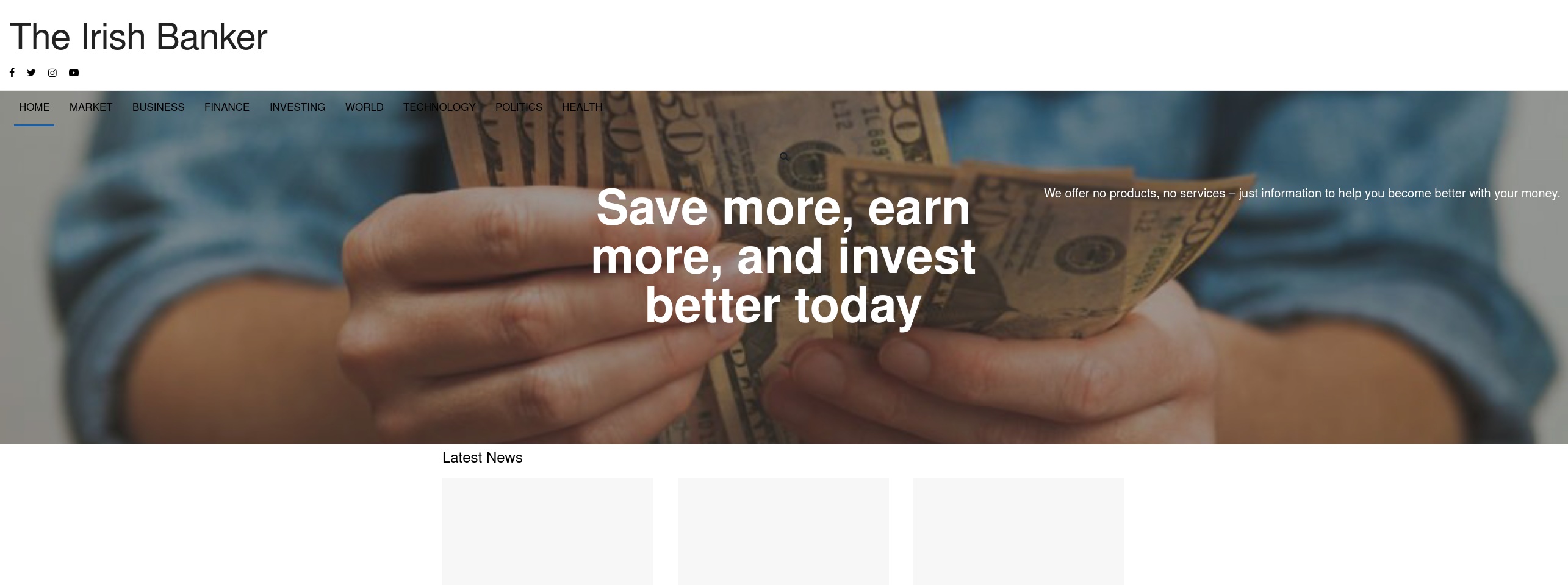 theirishbanker.com screenshot alt-text