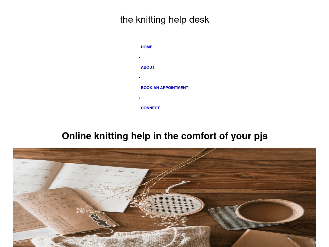 theknittinghelpdesk.com screenshot alt-text