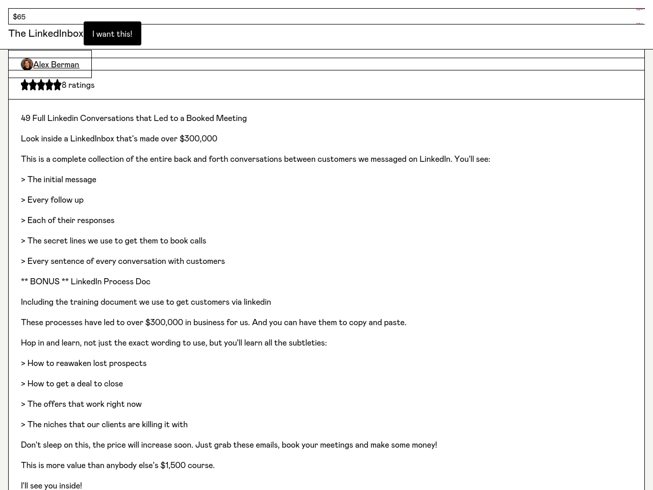thelinkedinbox.com screenshot alt-text