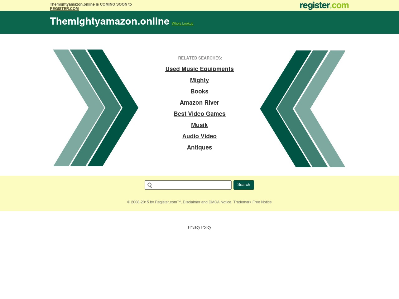 themightyamazon.online screenshot alt-text