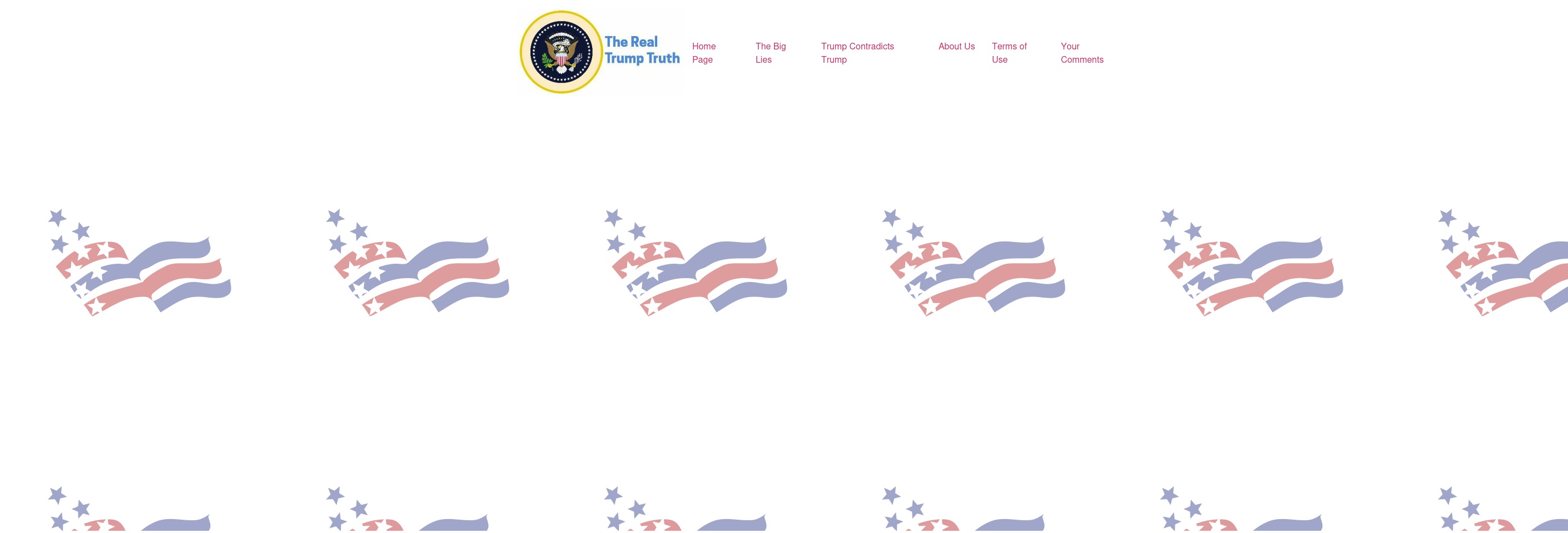 therealtrumptruth.com screenshot alt-text
