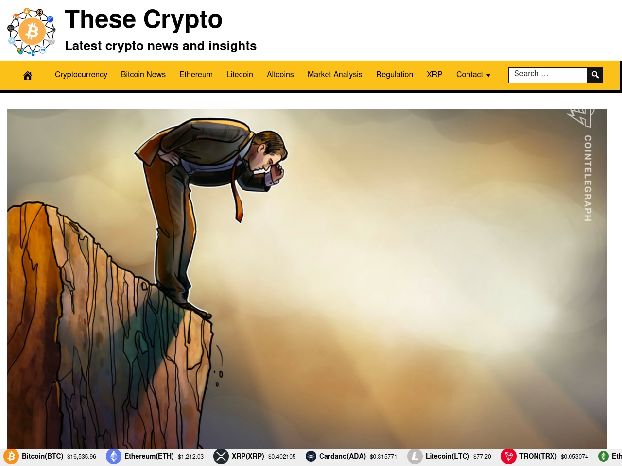 thesecrypto.com screenshot alt-text
