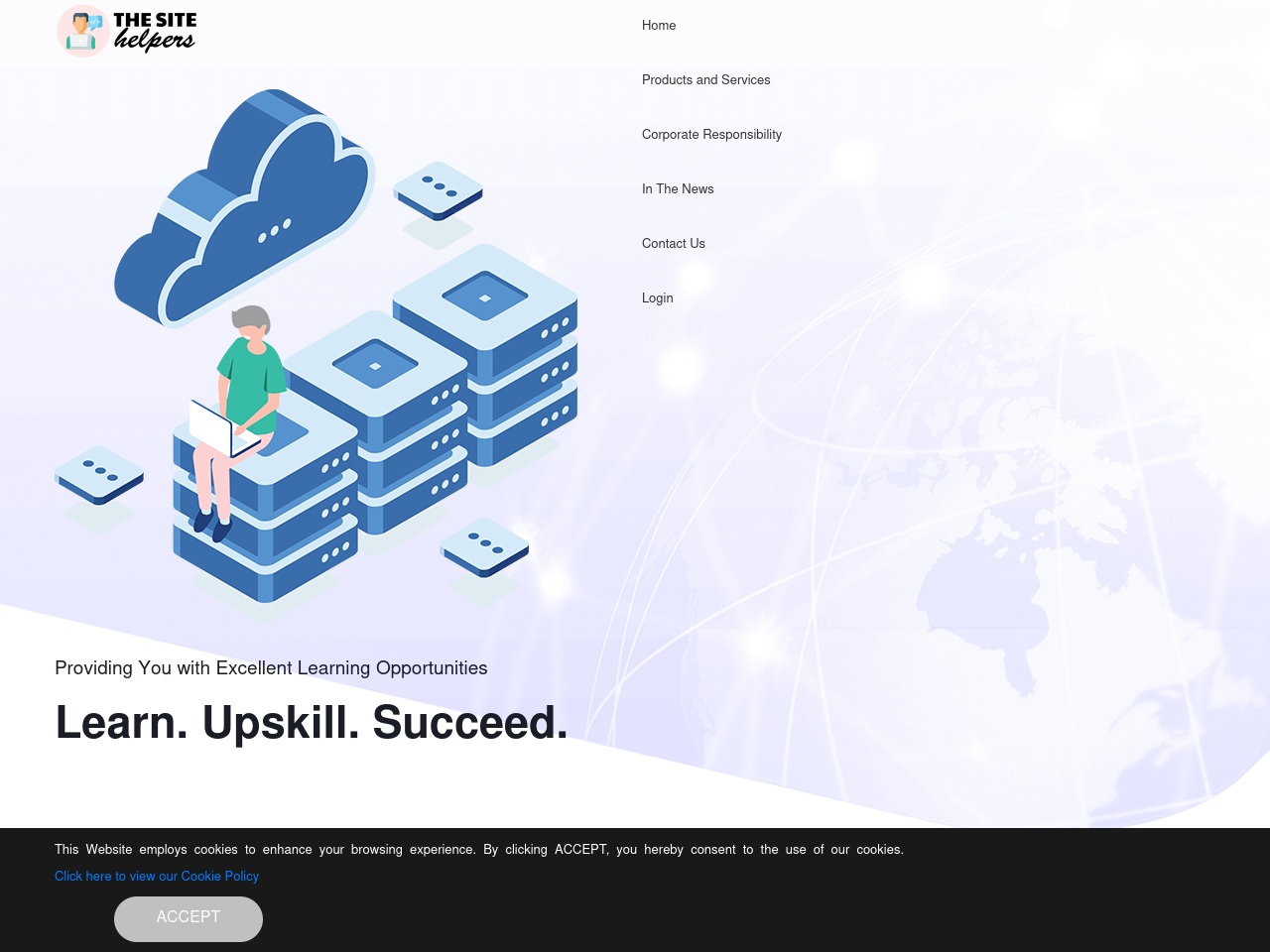 thesitehelpers.com screenshot alt-text