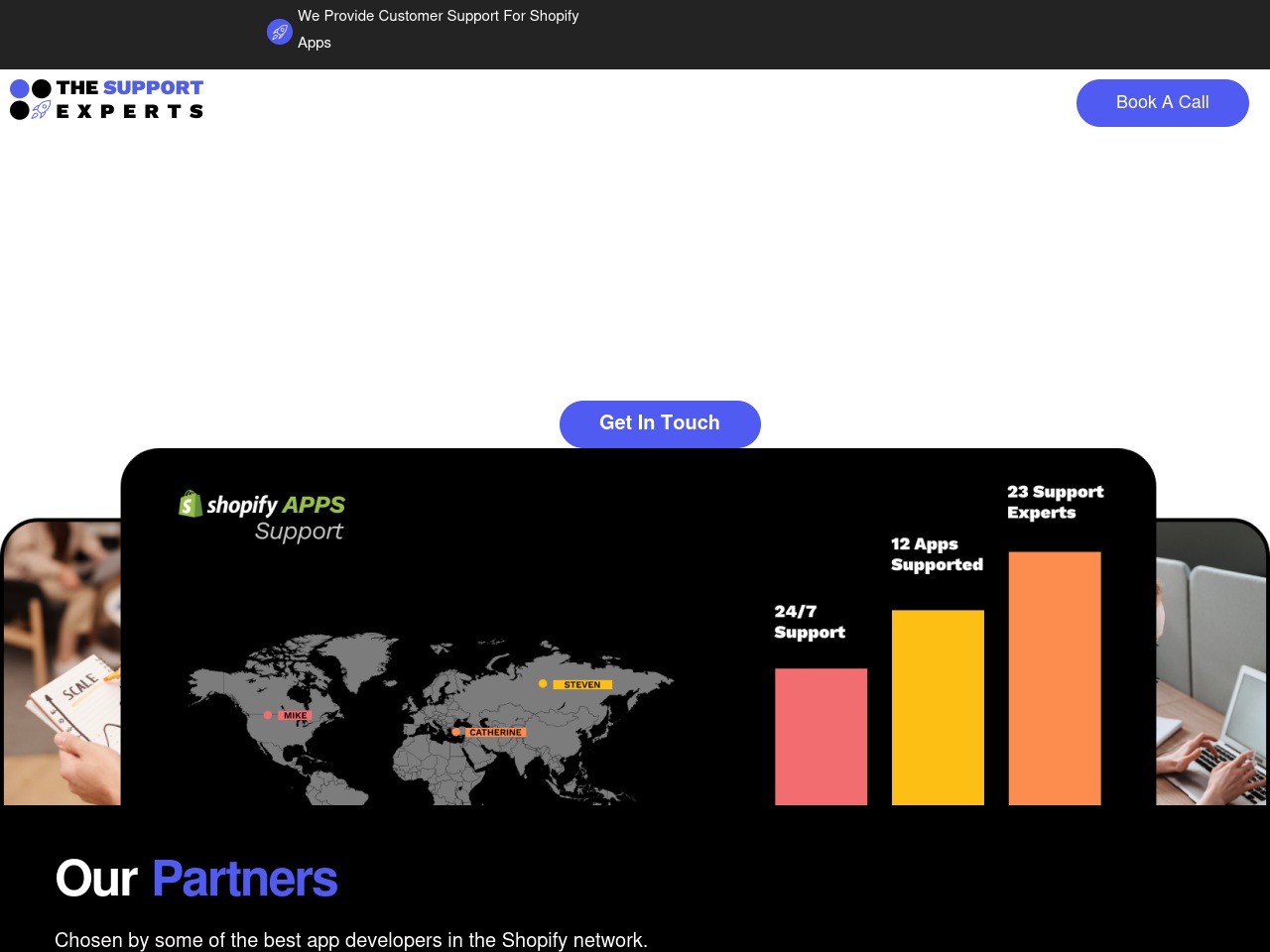 thesupportexperts.com screenshot alt-text