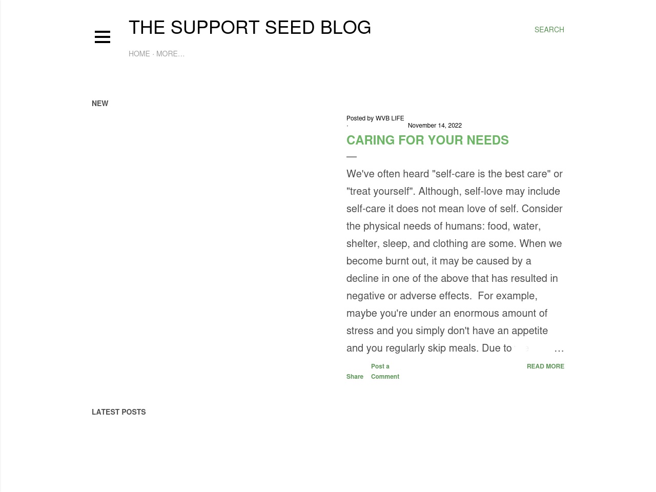 thesupportseed.com screenshot alt-text