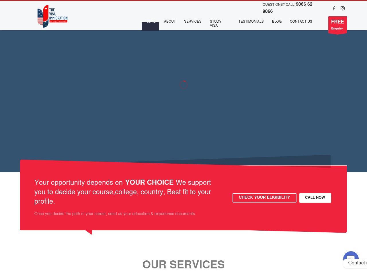 thevisaimmigration.com screenshot alt-text