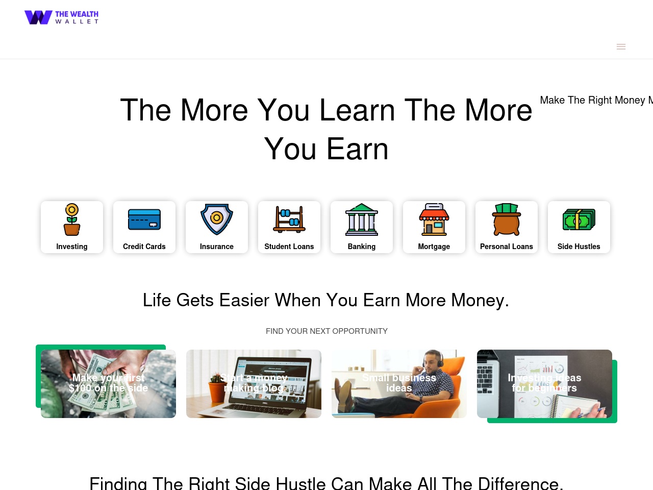 thewealthwallet.com screenshot alt-text